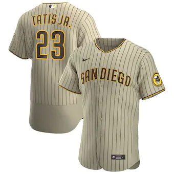 brown san diego padres alternate authentic player jerse_002